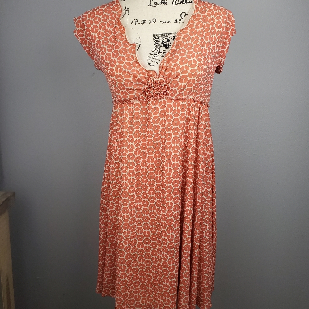 Max Studio orange print dress, medium
